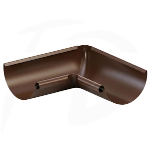 Narożnik wewnętrzny kąt dowolny 80-179° stalowy ⌀ 130 firmy KROP kolor czekoladowy brąz